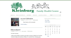 Desktop Screenshot of kleinburgfamilyhealth.com